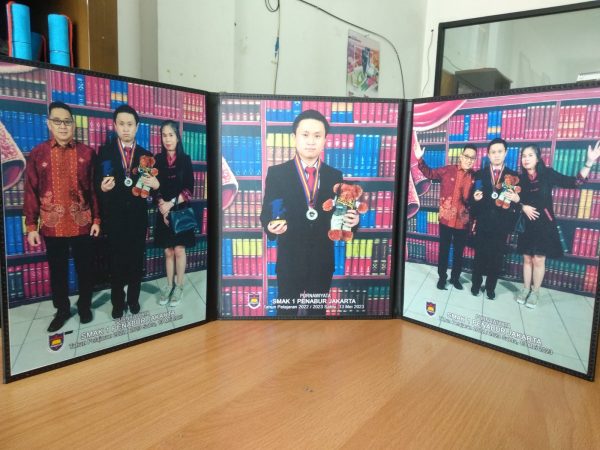 Album lipat 3 foto Stud
